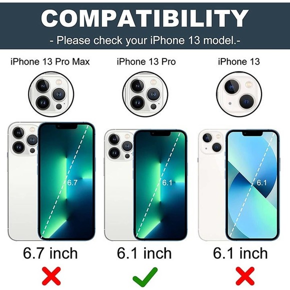 iPhone 13 Pro, 6.1 inch Case, Credit Card Holder - Picture 4 of 4